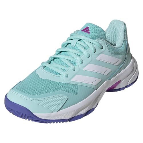 Image of adidas Womens Courtjam Control 3 Tennis Sneakers Shoes - White