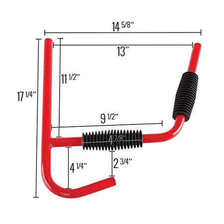 No. 32 1 Pair Heavy Duty Steel 100Lb Kayak Storage Rack Kayak Wall Rack For Storage, Outdoor & Indoor Storage Racks, For Kayaks, Canoe, Surfboard, Paddle Board #TOP3