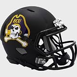 East Carolina Pirates ECU Matte Black Revolution SPEED Mini Football Helmet - New in Riddell Box