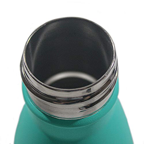 Lasergram Double Wall Stainless Steel Water Bottle, African Elephant, Personalized Engraving Included (Teal) #TOP2