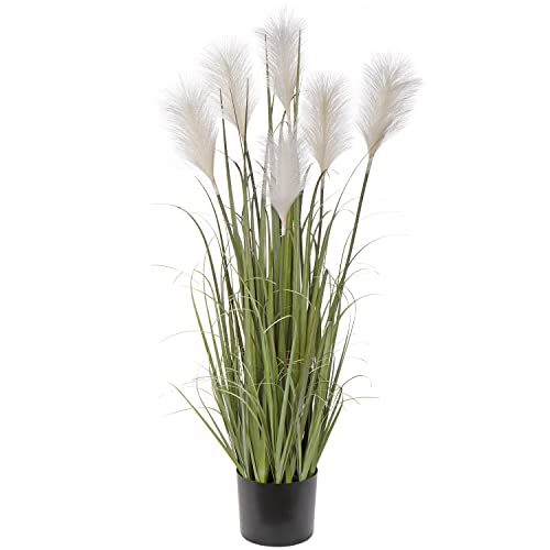 Künstliches Fuchsschwanzgras 3er Set - 28cm Deko-Gras Im Weidenest