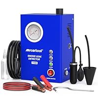 PARAOUTIL T100 Nebelmaschine Kfz mit Integrierter Pumpe Manometer 10 Sekunden Rauch Lecksuchgerät mit Überhitzungsschutz für EVAP Ansaug Auspuff Systeme