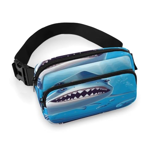 Smiling Shark �t�@�j�[�p�b�N �t�@�X�i�[�t�� �~�j�x���g�o�b�O �t�@�b�V���� �N���X�{�f�B �o�b�O �t���v�����g �q�b�v�o���o�b�O ���߉\�ȃX�g���b�v�t��