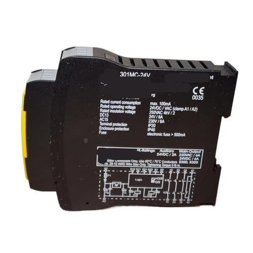 Relais de sécurité SRB301MC-24V module de surveillance pour automatisme - 3