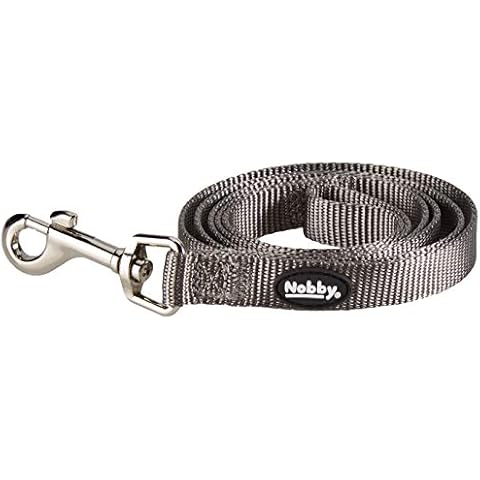 Laisse en Nylon Nobby Taupe Cover
