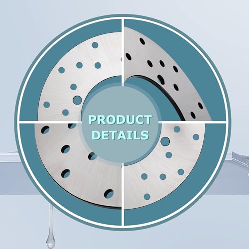 Image of Rear Brake Rotor Dsic 5248250 Compatible with Polaris Sportsman Ranger 400 500 570 700 800 900 1000, ACE 325 500 570 900, EM1400 2014-2021, RZR 570 800