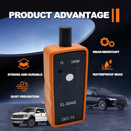 GM Automotive Tire Pressure Monitor, EL-50448 TPMS System Programming Training Tool, Tire Sensor Reset Tool Compatible with Most GM Series Vehicles, Car Accessories - Thumbnail 7