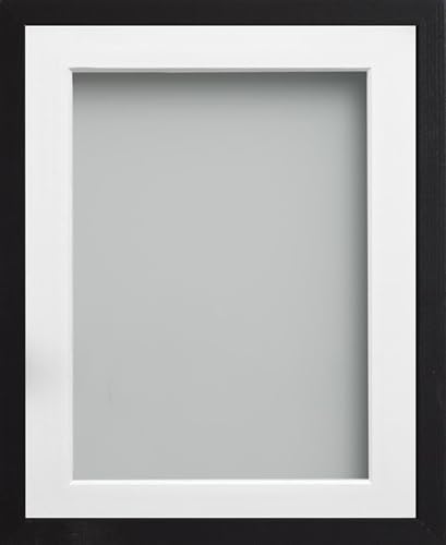 Frame Company Webber Black with White Mount, 12x12 for 8x8 inch