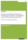 Hochsprung: Einführung Hochsprung - Hochsprung in Variationen - Schersprünge - Kurvenlauf und Absprung beim Flop: 1. Erlernen der Strukturmerkmale Flop
