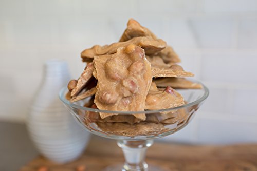 Handcrafted Peanut Brittle - 1 Pound / 16Ounces - Vegan / Gluten Free / Made With Organic Sugar #TOP1
