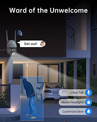 Câmera Ip Prova D'água Infravermelho Externa Wifi Hd, 220V