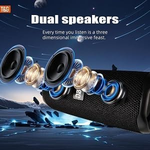 Сиде view of T&G TG468 speaker showing control buttons