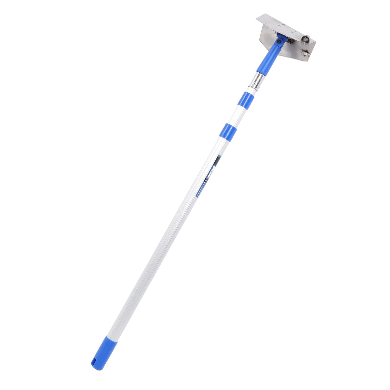 Lames d'écrémage pour cloisons sèches avec manche télescopique en aluminium et grattoir inox