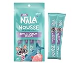 LOVE, NALA - Natural Lickable Cat Squeeze Up Treat,Topper - Tuna & Salmon Mousse - Wet Food Cat Puree - Grain Free, Non-GMO, Minerals, Vitamins - 4 Pack 2 oz.
