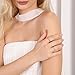 Meissa 925 Sterling Silver Rings for Women Dainty Simple Stackable Ring Handmade Cubic Zirconia Wedding Bands Gifts for Girlfriend Her Size Adjustable, Silver