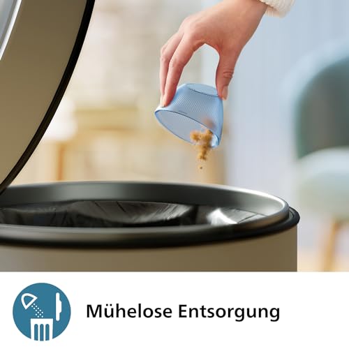 Philips Fusselrasierer, Wiederaufladbarer USB-Fusselentferner, Sicher auf Allen Kleidungsstücken, inkl. USB-Ladegerät, Effektive Entfernung Aller Fusseln, Mühelose Entsorgung, Blau (GCA2100/20)