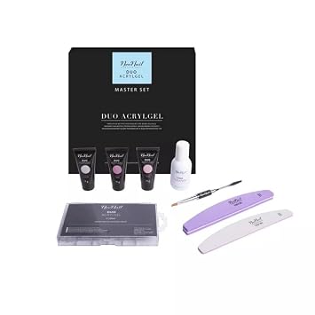 Professional Kits & Accessories for Home Nail Kit or Nail Professionals NEONAIL Master Set DUO ACRYL GEL INNOVATIVE METHOD FOR EXTENDING AND MODEL NAILS DUO ACRYLGEL PERFECT CLEAR 15G, DUO ACRYLGEL NATURAL PINK 15G ,DUO ACRYLGEL COVER PINK 15G