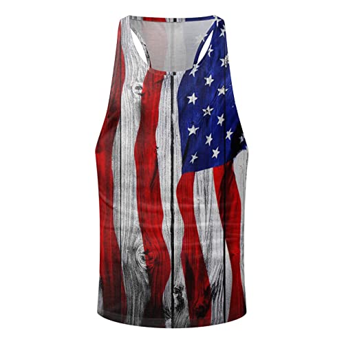 Funny Tank Tops For Men 4Th Of July, Mens Workout Tank Tops American Flag,Douhen Men Gym Tank Tops Mens Summer Fashion Casual Buckle 3D Digital Printing Sleeveless T Shirt Vest Jacket Top Blouse (X1-Blue, Medium) Workout Tank Tops For Men American Flag Tank Top Men Memorial Day Remember The Fallen Veteran Military Vintage T-Shirt Men's American Flag Stripes And Stars Tank Top Shirt 230329 #TOP1