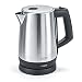 Produktbild TZS First Austria Edelstahl Wasserkocher, 1,7 L, in Schwarz/Edelstahl, 2200 W, 360 Grad Abstellwinkel, integrierter Kalkfilter, Trockenkochschutz, Abschaltautomatik