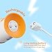 BrushBaby - WildOnes - Kids Rechargeable Electric Toothbrush, Ages 0-10 - Tiger Design with Flashing Lights - DeepClean Bristles for Superior Cleaning - 2 Replacement Brush Heads, 1 USB Cable