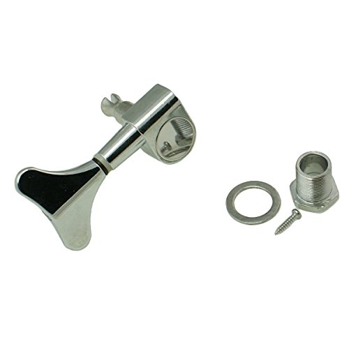 1X Electric Bass Guitar Tuning Machine Key Head Peg,Right Side/Chrome #TOP1