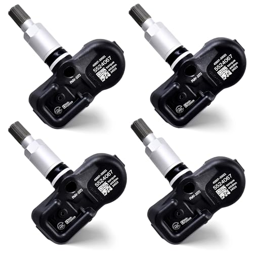 Set of 4 TPMS Tire Pressure Sensors 315MHz Compatible with Lexus SC430 IS460 ES350 & Toyota Camry Land Cruiser & Pontiac Vibe Replace# 4260733021 4260733011 4260775010 PMV-107J