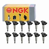 12 pc NGK Ignition Coils compatible with Bentley Continental 6.0L W12 2003-2018