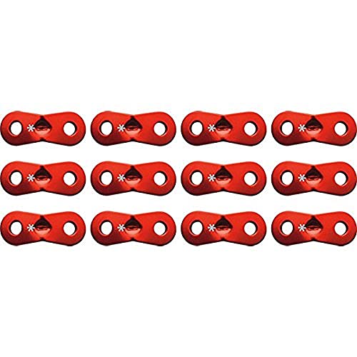 Snow Peak Aluminum Rope Tensioner Red - Compact, Easy Assembly - Camping & Hiking