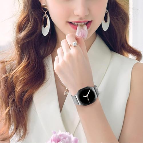 Image of VEMIGON Milanese Loop Metal Band Compatible with Samsung Galaxy Watch 8 40mm 44mm / Watch 8 Classic 46mm, Mesh Magnetic Stainless Steel Replacement Strap (Watch Not Included)
