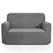 Rose Home Fashion RHF Jacquard-Stretch Loveseat Slipcover Slipcovers for Couches and Loveseats, Loveseat Cover&Couch Cover for Dogs, 1-Piece Sofa Protector(Loveseat:Gray)