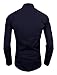 TAM WARE Mens Premium Casual Inner Contrast Dress Shirt TWNMS310S-CMS05-NAVY-US L