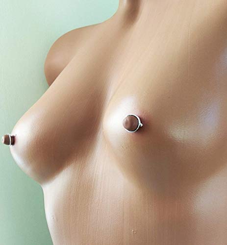 Nipple Ring Non Piercing Adjustable Nipple Ring Sterling Silver Jewelry Solid Silver Body Jewelry Fake Piercing Nipple Cover Nipple Cuff #TOP1