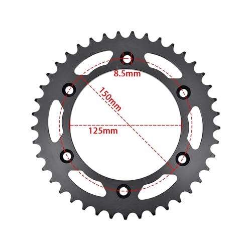 Pignon arriere moto universel 520 45T conception durable pour 800MT - 4