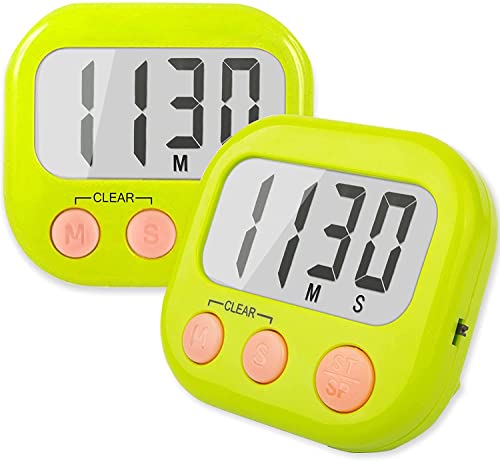 La Mejor Selección de Cronometro de Cocina , tabla con los diez mejores. 40 Temporizador de Cocina Digital, Cronometro Electrónico Multifuncional, Timer de Gestión de Aprendizaje, Cronometro Digital, Temporizadores Digitales Magnéticos para Cocina, con...