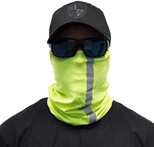 SA Company Face Shield Micro Fiber Protect - Reflective Yellow