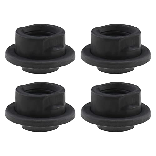 4Pcs Front Axle Nuts Replacement Bicycle Axle Nut Track Nut Bicycle Wheel Nut Bike Accessories For Mountain Bike Training Vehicle 3/8" #TOP8