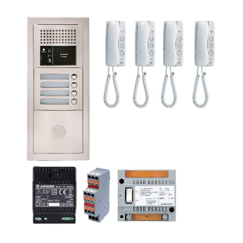 pack audio bus - 4 bp - encastré - aiphone gtba4e