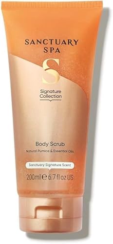 Sānctuary Spa | Signature Collection - Body Scrub with Natural Pumice and Essential Oils | Gently Exfoliates Skin with Natural Pumice to Remove Dead Skin Cells | 200mL