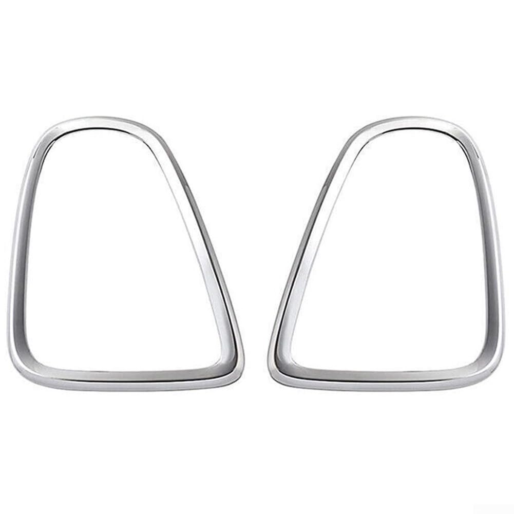 Oniissy Embellecedor de cubierta de luz trasera para modelos Mini para Cooper para R56-R59 2007-2014, embellecedores de cubierta de luz trasera para faros delanteros 51132752243, 51132752244