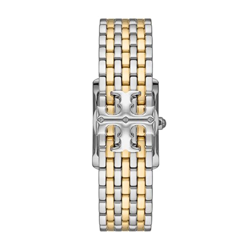Tory Burch Women's Eleanor Three-Hand Two-Tone Stainless Steel Bracelet Watch (Model: TBW1070) by Tory Burch - Image 3