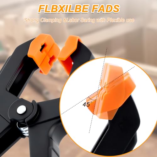 20 Pack Spring Clamps, Heavy Duty Plastic Woodworking Clamps & Multi-Use Hanging Clips for Balloon Arch Clips, Tarp Clips & Backdrop Holder, Durable Hand Tool Kit by swihorab - Image 4