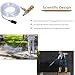 Chemical Injector, Brass Stainless Adjustable Downstream Injector with 9.8ft Tube,Downstream Injector for Pressure Washer 5000PSI