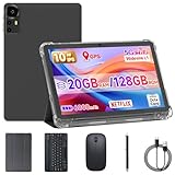 ICONLINK 10 Inch Tablet Android 15 Tablets with Case 4+16GB RAM+128GB ROM, 6000mah Battery 10 in Android Tableta, 2MP+8MP Dual Camera 10.1'' IPS HD Touch Screen Tab (Black+Keyboard)