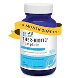 Klaire Labs SFI Health Ther-Biotic Complete - 25 Billion CFU Gut Probiotics for Women and Men - Hypoallergenic, 12 Strain Probiotic Capsules for Digestive Health and Immune Support (120 ct)