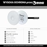 RHINO Smart Solutions FFP3 maska na twarz z filtrem cząstek stałych ochrona farby, gazów, pyłu, azbestu, ochrony roślin, konstrukcji (7011C) | Maska wielokrotnego użytku z pełnym ekranem twarzy