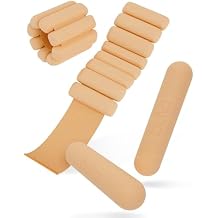 Bangles Wrist & Ankle Weights 2 Pound Pair and Bala Bars Dumbbell Set 2 Pound Wearable Ankle Weights & Hand Weights for Fitness, Yoga & Strength Training