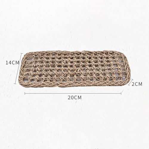Esterilla de reptiles SOLUSTRE para evitar ingesta de sustrato alfombra lavable de mimbre 3