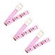 SEIWEI 1 / 3Pcs Schleife Tourniquet, gelb/blau/rosa Tourniquet Schnellspanner für Krankenschwestern, Ärzte und Phlebotomisten