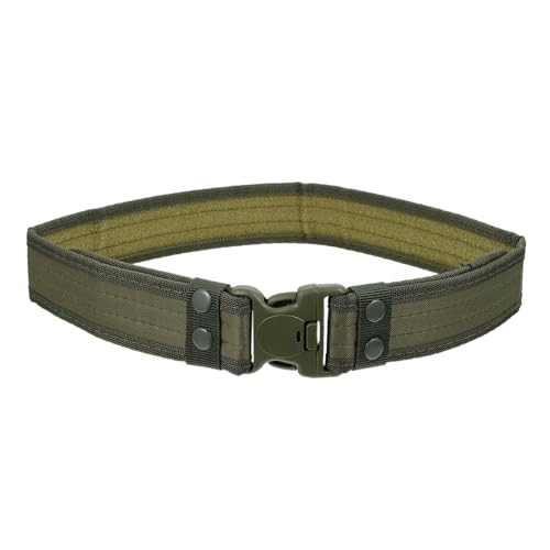 POPETPOP Belt Men Nylon Belt Outdoor Training Camping and Daily Wear Comfortable and Breathable