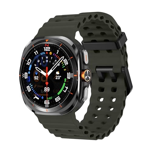 Teknoft Samsung Galaxy Watch Ultra 47mm ile Uyumlu Delikli…